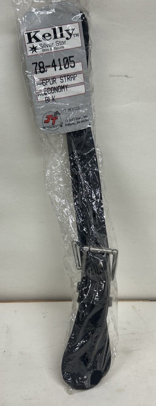 Kelly Spur Straps NEW Economy Black 78-4105